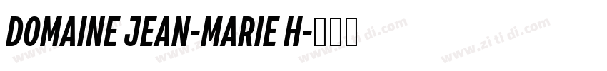 DOMAINE JEAN-MARIE H字体转换